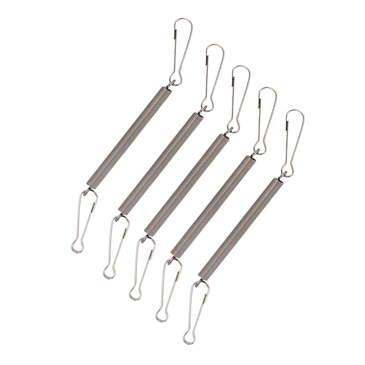 3.1in Metal Spring with 2 Clips for Hamster Rabbit Guinea Pigs Water Dispenser