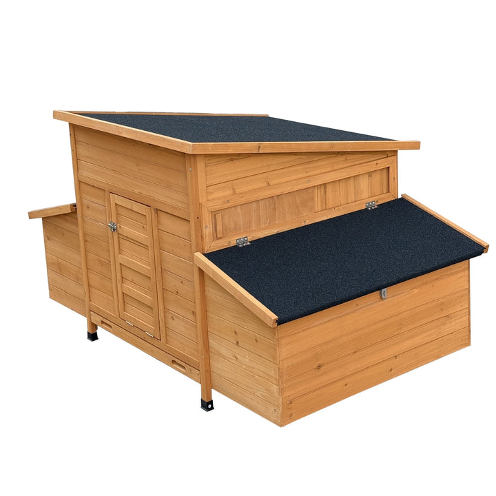 Large Wood Chicken Coop Backyard Hen House 4-6 Chickens