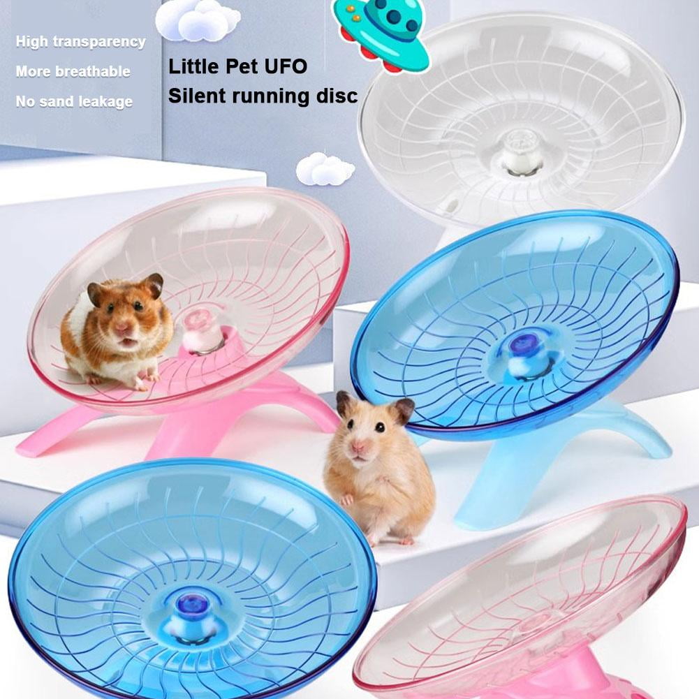 New Running Disc Mice Hamster Rat Flying Saucer Exercise C8K4 Wheel P5K9