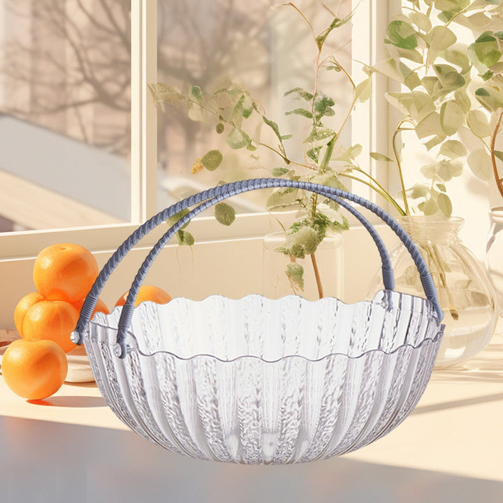 Nkmbld Large Capacity Dessert Plate Household Candy Snack Tray Multi-Colour Living Room Coffee Table Fruit Tray for Wedding, Outdoor Receptions, Banquets, Holiday Dining, White