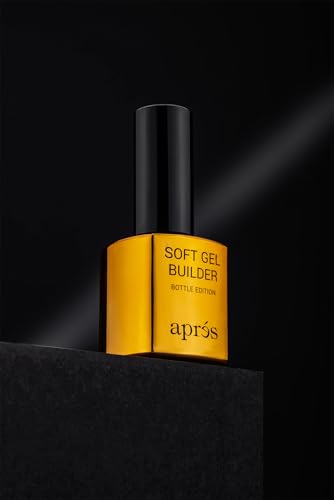 Aprés Soft Gel Builder in a Bottle, Self-Leveling Soak-Off Gel-X Nail Extension Thickening Strengthener
