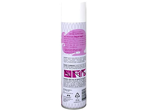 Aqua Net Professional Hair Spray Extra Super Hold Fresh Scent 11 OZ - Buy Packs and SAVE (Pack of 3)