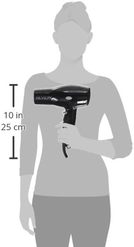 Revlon 1875W Compact Hair Dryer – Lightweight & Travel-Friendly | Black | 2-Pack