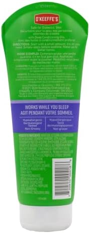 O'Keeffe's Working Hands Night Treatment Hand Cream and Healthy Feet Night Treatment Foot Cream, 7 Ounce Tube