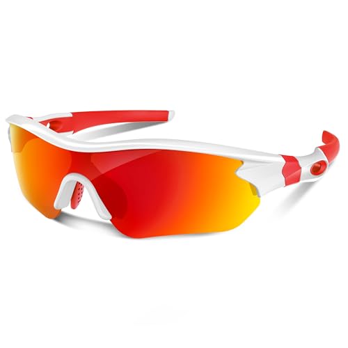 Polarized Sports Sunglasses for Men Women Youth Baseball Running Fishing Tennis Golf Cycling Driving Motor TAC UV400 TR90