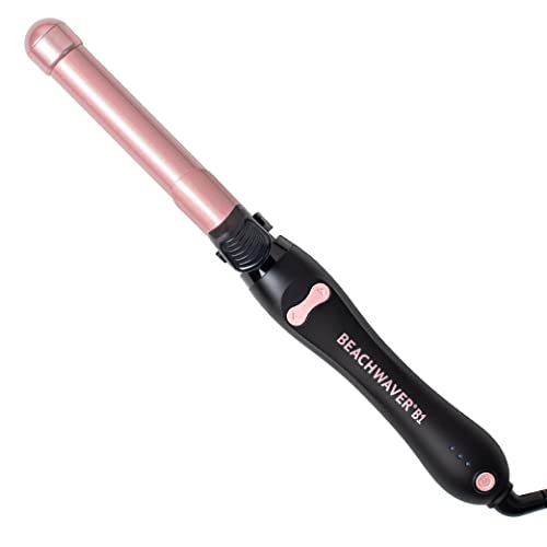 B1 Rotating Curling Iron - Automatic 1 Inch Ceramic Curling Iron - Easy-to-Use Spinning Wand for Long-Lasting Waves - Auto-Shut Off and Dual Voltage (BW160)