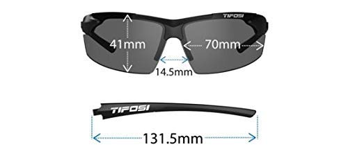 Tifosi Optics Track Sunglasses (BlackOut, Smoke Polarized)