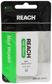Reach Dental Floss, Waxed, Mint, 200 Yard (Pack of 2)
