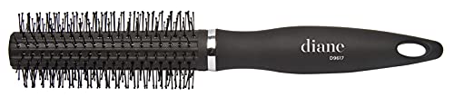 Diane Charcoal Soft Touch Handle Collection Round Brush, 1 Count (Pack of 1)