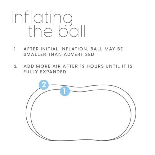 Milliard Peanut Ball Physio Roll for Exercise, Therapy, Labor, Birthing and Dog Training
