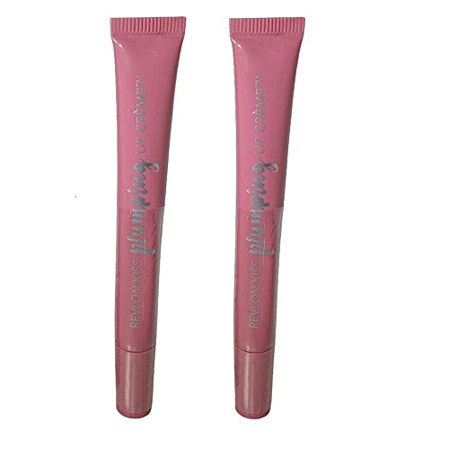 Pack of 2 Revlon Kiss Plumping Lip Creme, Peony Buff 5302