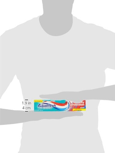 Aquafresh Cavity Protection Fluoride Toothpaste, Cool Mint, 5.6 Ounce (Pack of 3)