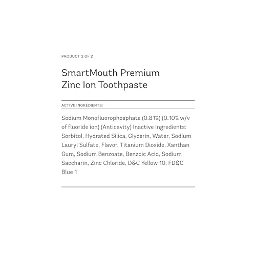 SmartMouth Clinical DDS Activated Mouthwash & Toothpaste, Bad Breath, Bleeding Gums Support