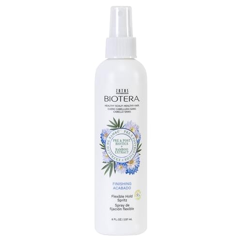 BIOTERA Finishing Flexible Hold Spritz Spray | Instant Texture | Maintains Volume & Shape| Microbiome Friendly | Vegan & Cruelty Free | Paraben Free | Color-Safe