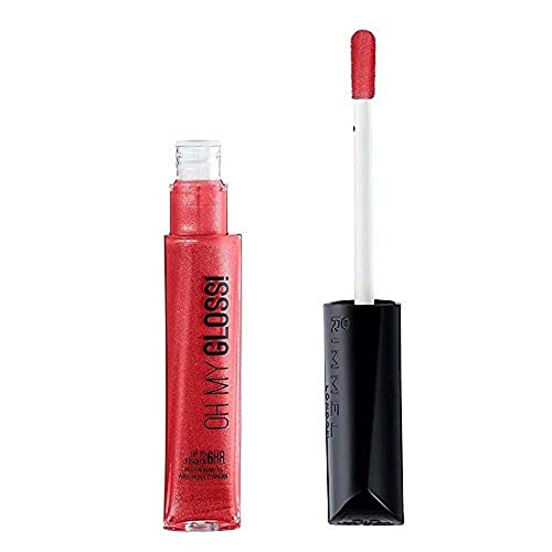 Rimmel Oh My Lip Gloss, Rebel Red, 0.22 Fluid Ounce