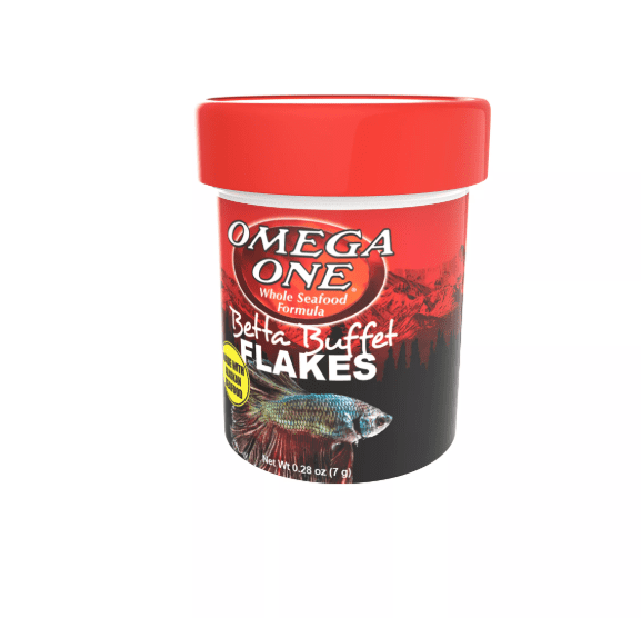 Omega™ Betta Buffet Flakes Fish Food, 0.28 Oz