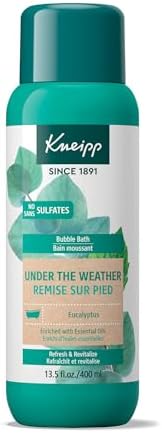 Kneipp Under The Weather Eucalyptus Aromatherapy Bubble Bath - Good for Respiratory Wellness - Vegan - Sulfate Free - 13.5 fl oz - Up to Eight Baths