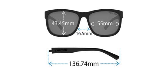 Tifosi Optics Swank XL Sunglasses (Satin Vapor, Smoke Lens with Red Mirror)