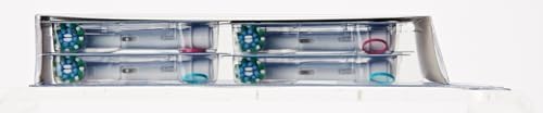 Oral-B Pro Cross Action Electric Toothbrush Head, X-Shape and Angled Bristles for Deeper Plaque Removal, Pack of 8 Toothbrush Heads, White