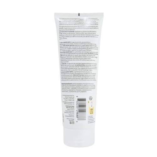 CURLSMITH Fragrance-Free Strong Hold Styling Gel 8 oz | Long-Lasting Frizz Control for Defined Curls