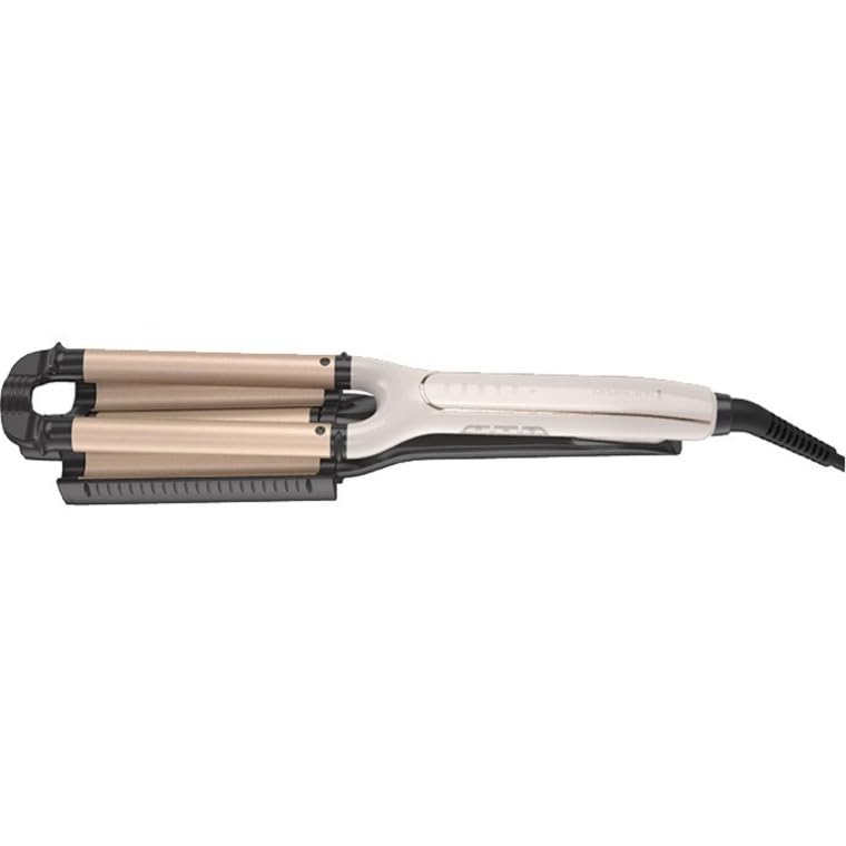 Remington 4 In 1 Adjustable Hair Waver With Pure Precision Technology Deep Waver for Multiple Styles, Cream, 1 Count