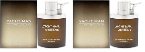 Myrurgia Yacht Man Eau De Toilette Spray for Men, Chocolate, 3.4 Ounce (Pack of 2)