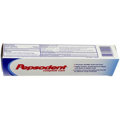 Pepsodent Tp Complete Car Size 5.5z Pepsodent Complete Care Toothpaste 5.5z