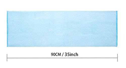 ARCH&M Exfoliating Washcloth Body Scrubber Back Scrubber for Shower Japanese Beauty Washcloth Bath Wash Cloth Korean Exfoliation Luffah Towel Net Sponge Loofah Scrub 3 Pack (Black x 3)