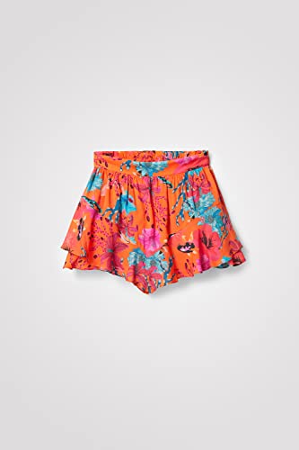 Desigual woMens Casual Swimwear Cover Up, Orange, Small US