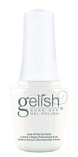 Gelish Mini Gel Nail Color, Polish Collection, Long-Lasting Soak Off, Vibrant Color, Professional Quality, High Shine, Chip-Resistant (Sheek White - 9mL)