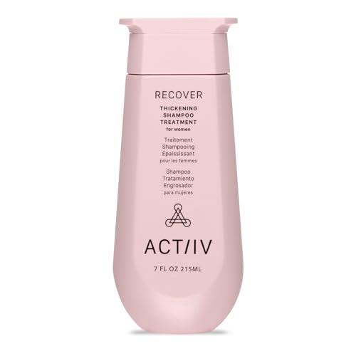 ACTIIV Recover Thickening Shampoo Treatment For Women | Supports the Appearance of Fuller, Healthier-Looking Hair, Supports Scalp Health, Plant-Based, Color-Safe, Vegan, All Hair Types