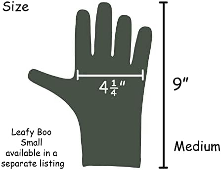 Bamboo Gloves for Eczema, Medium, Women and Men, Dry Hands, Overnight Moisturizing Gloves, 3 Pairs