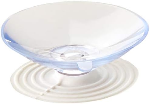 Amazon Basics Bath Tub Neck Pillow with Suction Cups, Waterproof, 3-Panel, Off-white