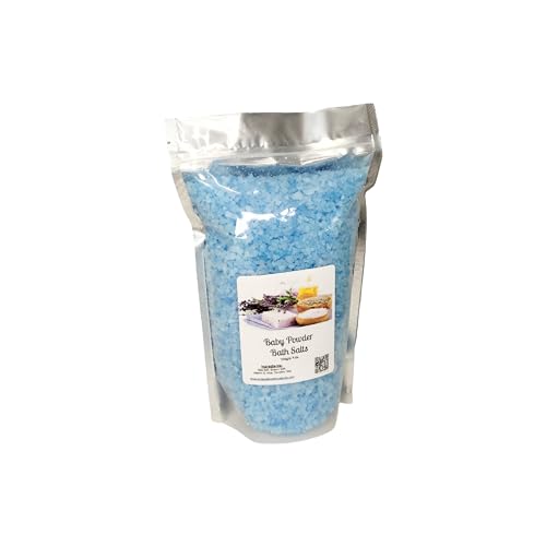Bath Salts | 4lb Bag | Baby Powder Scent | Bathing | Body Care | Beauty | Relaxation | Spa