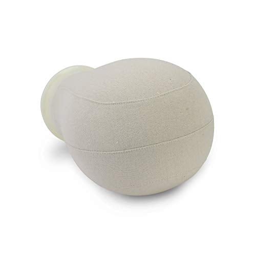 EERYA 21-24 Inch Canvas Block Head Set for Wig Display Making Hair Weave and Styling Mannequin Head with Mount Hole C Stand, Styling Hair Clips, T Needle, C Needles, Thread, Lace Wig Caps (22 Inch)