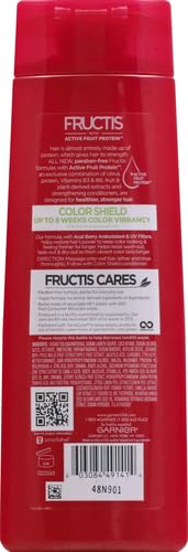 Garnier Fructis Color Shield Shampoo, Color-Treated Hair, 12.5 fl. oz.