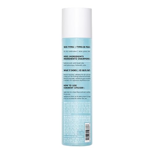 e.l.f. Keep Your Balance Toner, Gentle, Refreshing, Removes Makeup & Impurities, Hydrates, Cleanses, Soothes, Infused with Hyaluronic Acid, Witch Hazel and Aloe, 5.07 Fl Oz
