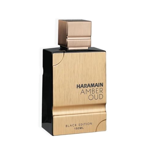 Al Haramain Amber Oud Black Edition for Unisex - Arabian Perfume for Women & Men - Long Lasting Fragrance with Tonka Bean, Lavender & Ambergris Scent - Arabic Perfume - Eau de Parfum - 5 oz EDP Spray