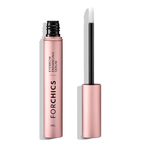 ForBrow Eyebrow Growth Serum For Thicker Brows - Natural & Organic Conditioner For Fuller and Thick Eyebrows | Vegan & Cruelty-Free Formula | New Innovative Peptides - [0.10 fl. oz/ 3ml]