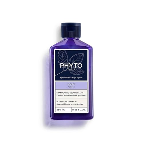 Phyto Purple No Yellow Shampoo - Colour Depositing Purple Shampoo, Anti Brass Toning Shampoo Neutralizes Yellow Tones and Enhances Shine|250 ml