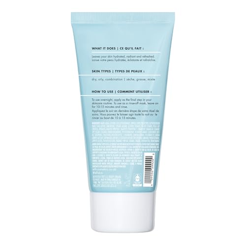 e.l.f. Holy Hydration! Sleep Mask, Ultra-Hydrating Dual-Use Face Mask, Replenishes & Nourishes Dry Skin for a Plumped Up Complexion, 2.7 Fl Oz (80mL)