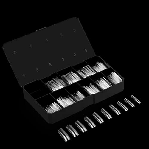 APRÉS x Chaun Legend Gel-X Box Of Nail Tips, Exclusive Sculpted Extra Extra Long, 10 Sizes 0-9, Soft Gel Tip Box (150pcs)