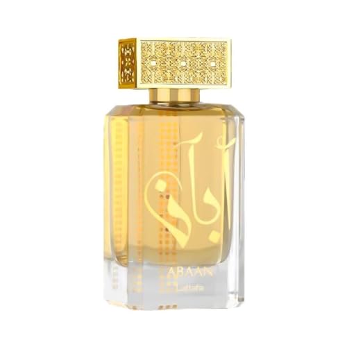 Lattafa Abaan Eau de Parfum Spray for Unisex, 3.4 Ounce