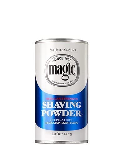 Soft Sheen Carson Magic Regular Strength Shaving Powder Blue 5Oz/142G by Magic