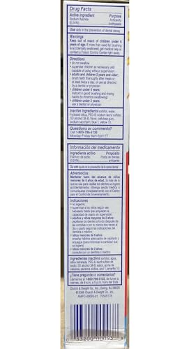 Aim Cavity Protection Ant Cavity Fluoride Toothpaste, Ultra Mint Gel, 5.5 Ounce, Pack of 6