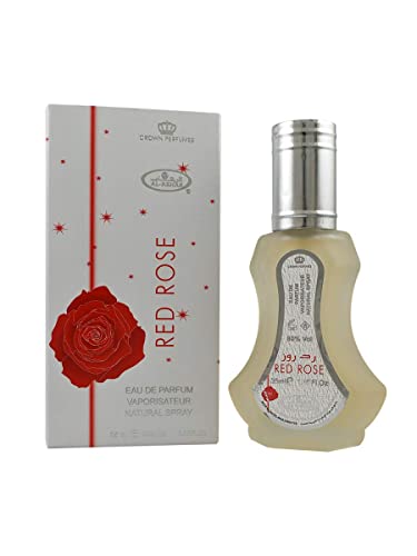 Red Rose - Eau De Perfume Natural Spray - 35 ml (1.15 fl. oz) by Al-Rehab- 2 pack