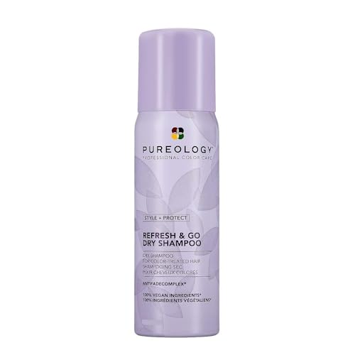 Pureology Style + Protect Refresh & Go Dry Shampoo | For Oily, Color-Treated Hair | Volumizing & Protective Dry Shampoo | Silicone-Free | Vegan | Updated Packaging | 1.2 Oz. |