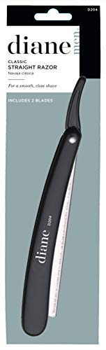 Diane Classic Straight Razor, Black, 2 lades