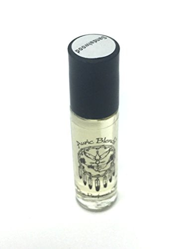 Auric Blends Sandalwood Roll-on Perfume Oil | Alcohol Free, Vegan, Cruelty Free, Made in USA | 0.33 Fl. Oz