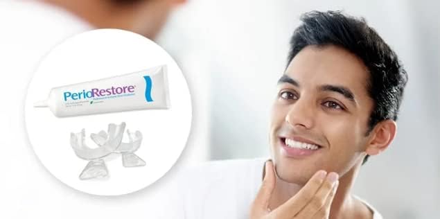 Ounce Tube (Without Boil and Bite Trays); Hydrogen Peroxide Periodontal Treatment| Oral Cleansing Gel. Mint Flavor| Promotes Teeth Whitening | Treatment for Oral HealthQ